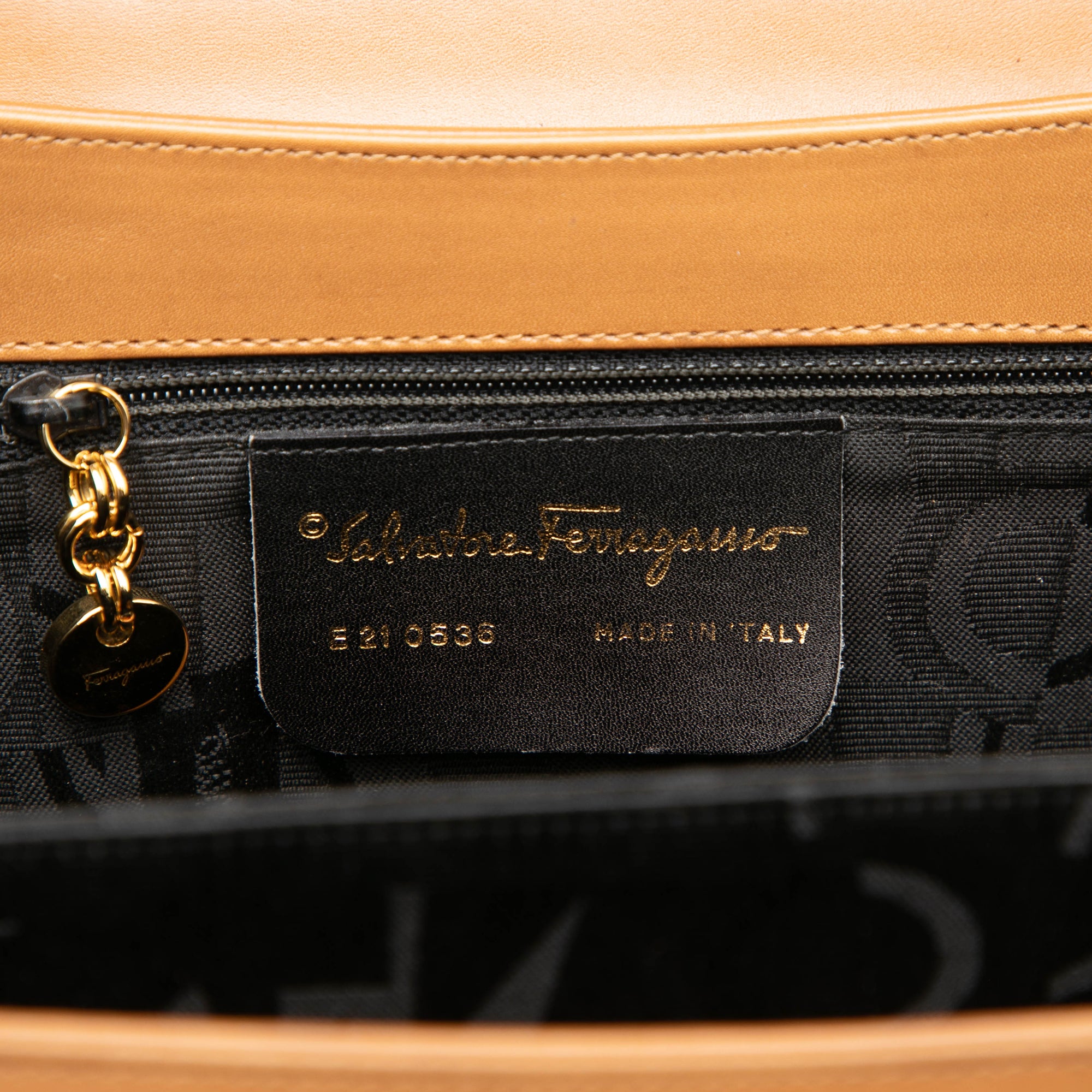 Small Leather Gancini Iconic Top Handle Bag - Image 5