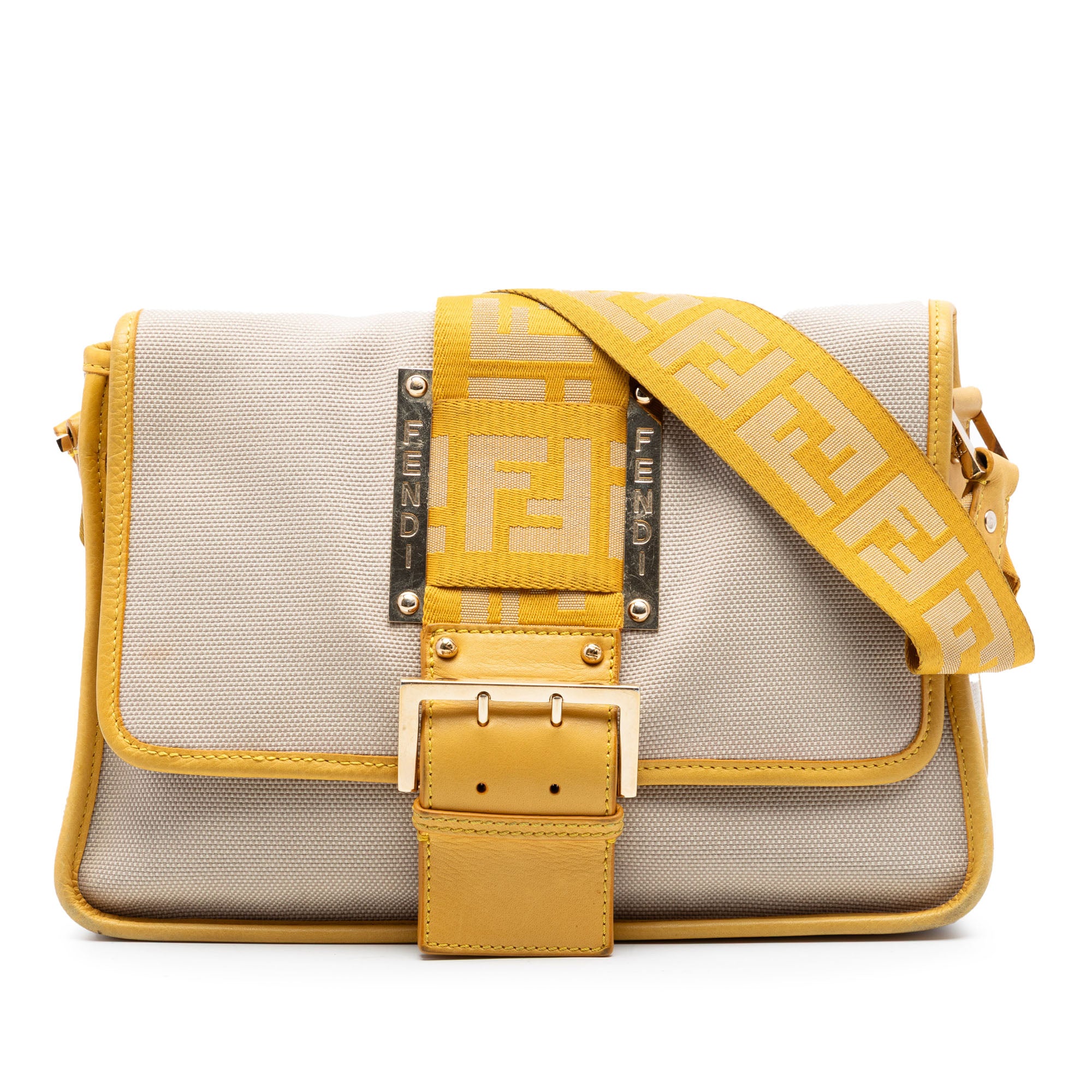 Canvas Borsa Tape Shoulder Bag - Image 1