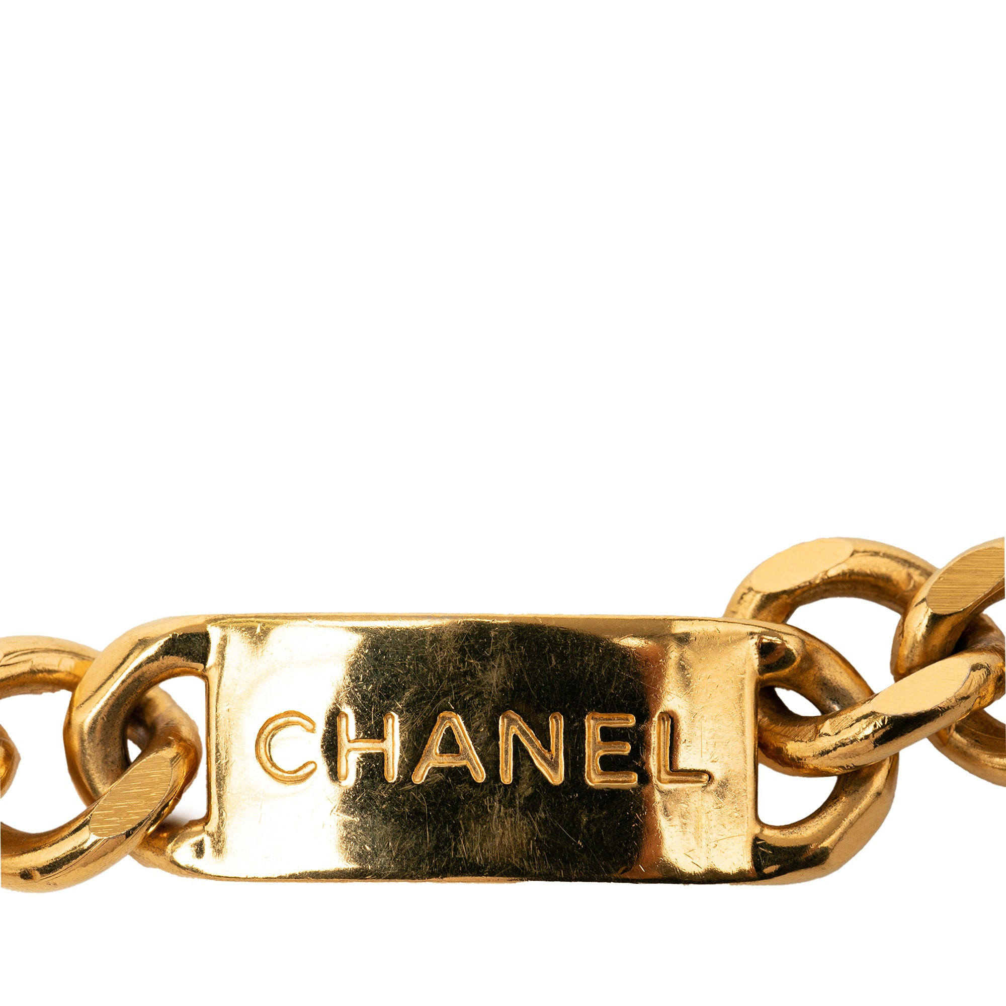 CC Gold Plated 31 Rue Cambon Medallion Chain Belt - Image 3