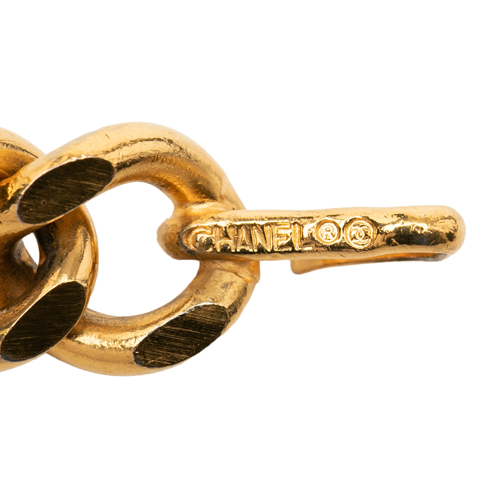 CC Gold Plated 31 Rue Cambon Medallion Chain Belt - Image 4
