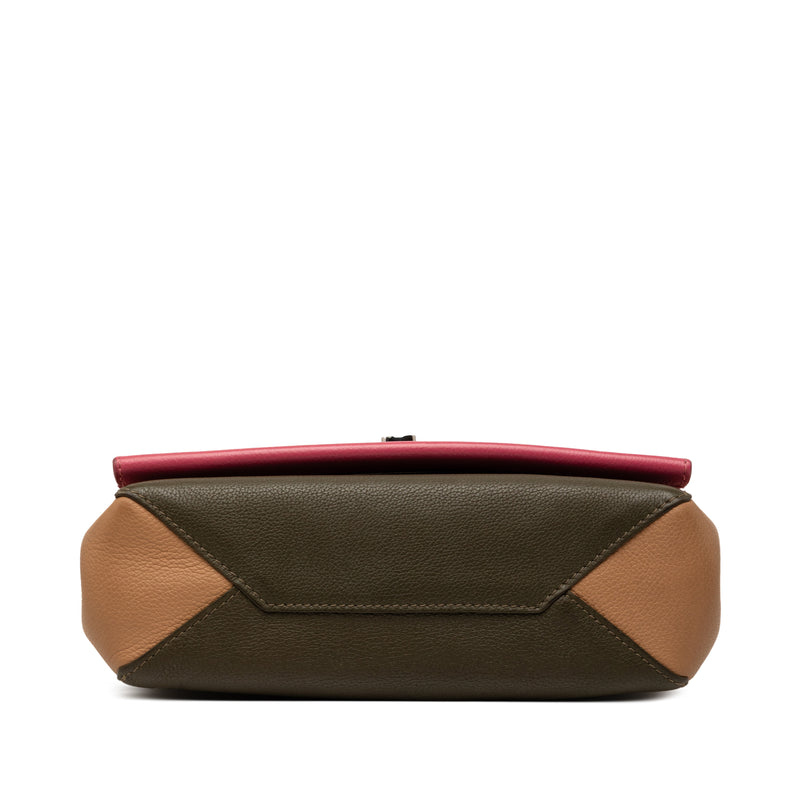 Tricolor Leather Lockme II BB - Image 3