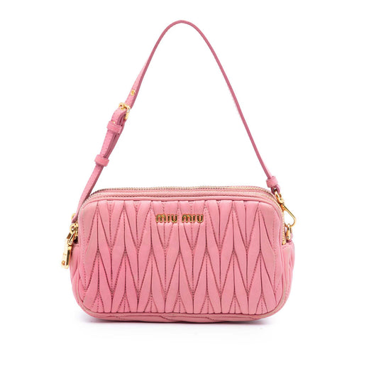 Nappa Matelasse Double Zip Handbag - Image 1