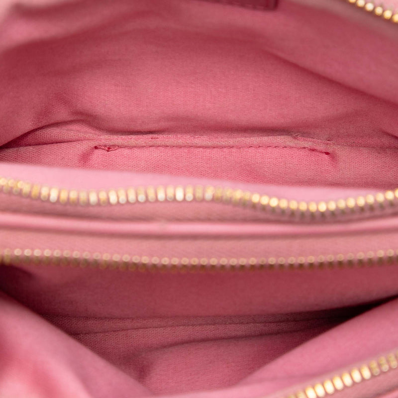 Nappa Matelasse Double Zip Handbag - Image 4