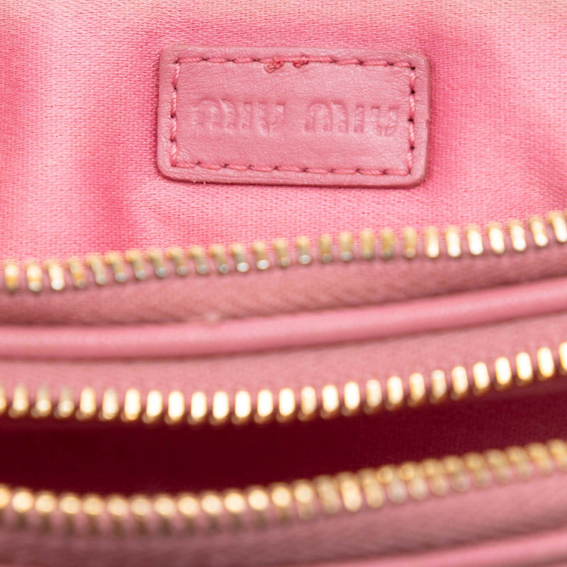 Nappa Matelasse Double Zip Handbag - Image 5
