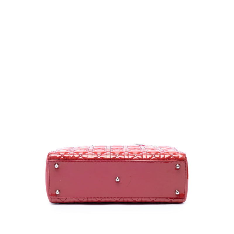 Large Patent Cannage Lady Dior - Image 3