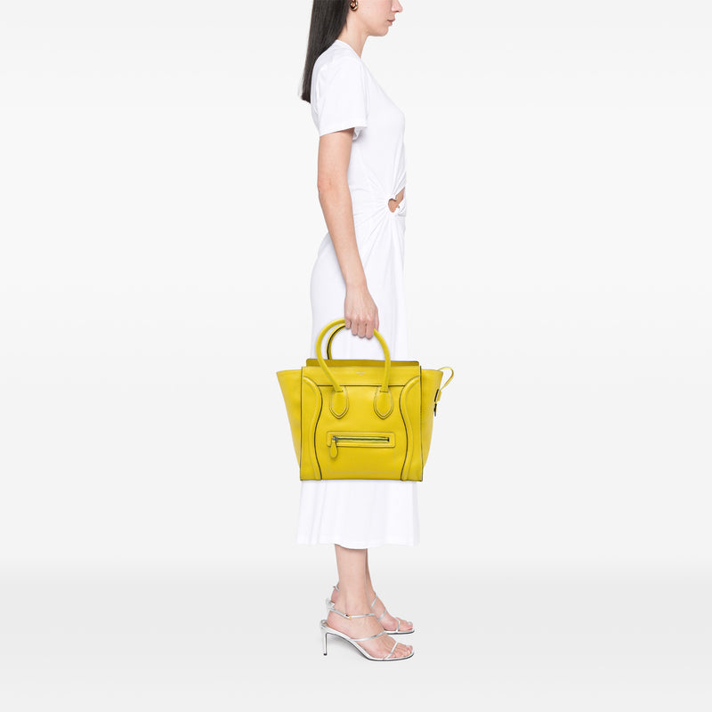 Mini Calfskin Luggage Tote - Image 6