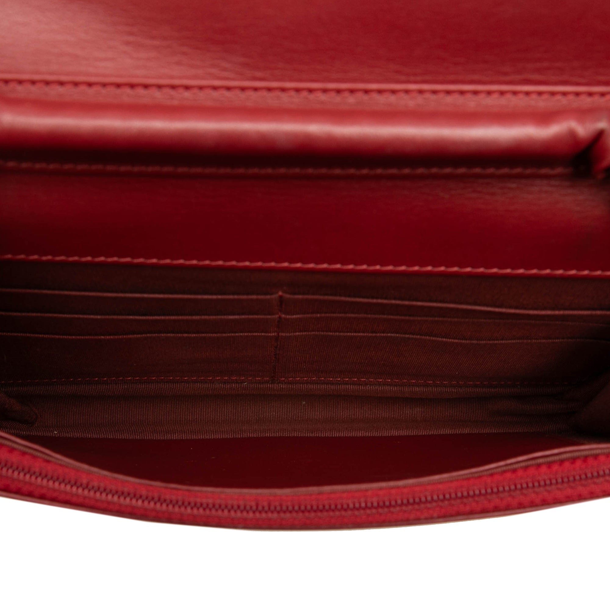 Quilted Caviar Boy Wallet on Chain - Image 4