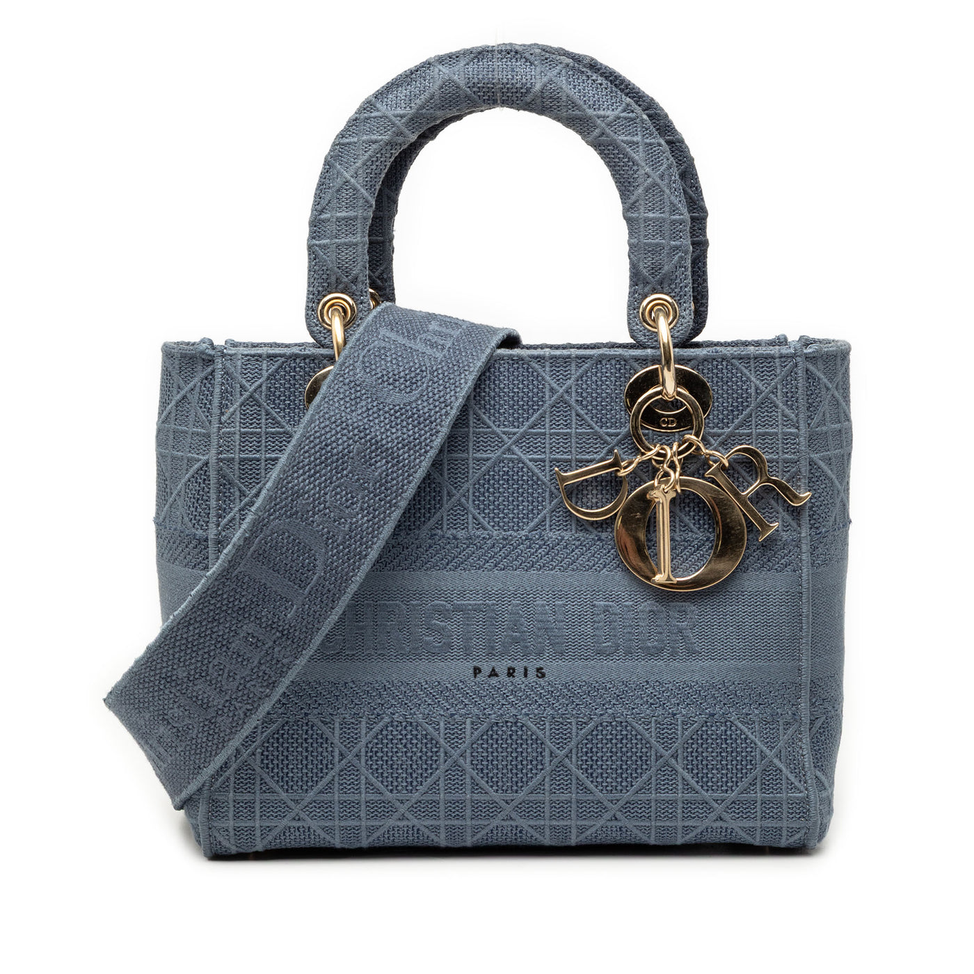 Medium Canvas Cannage Lady D Lite - Image 1