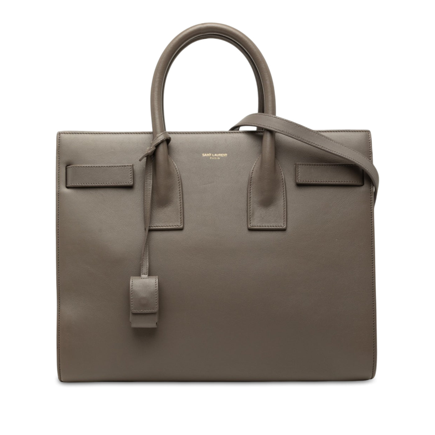 Small Leather Sac De Jour Satchel - Image 1