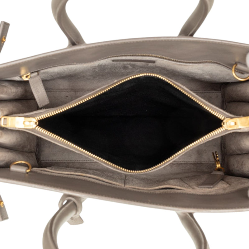Small Leather Sac De Jour Satchel - Image 4