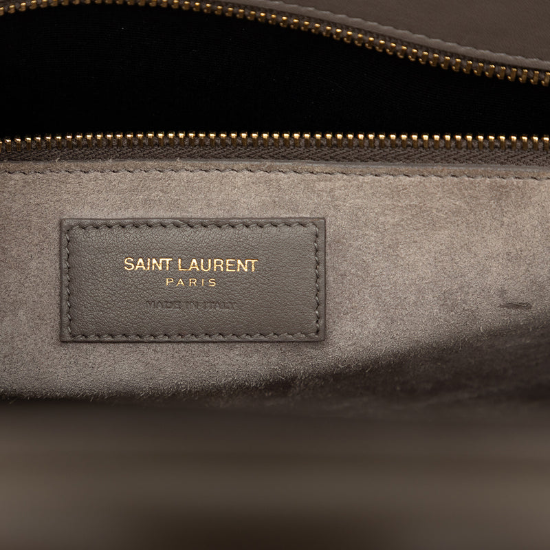 Small Leather Sac De Jour Satchel - Image 5