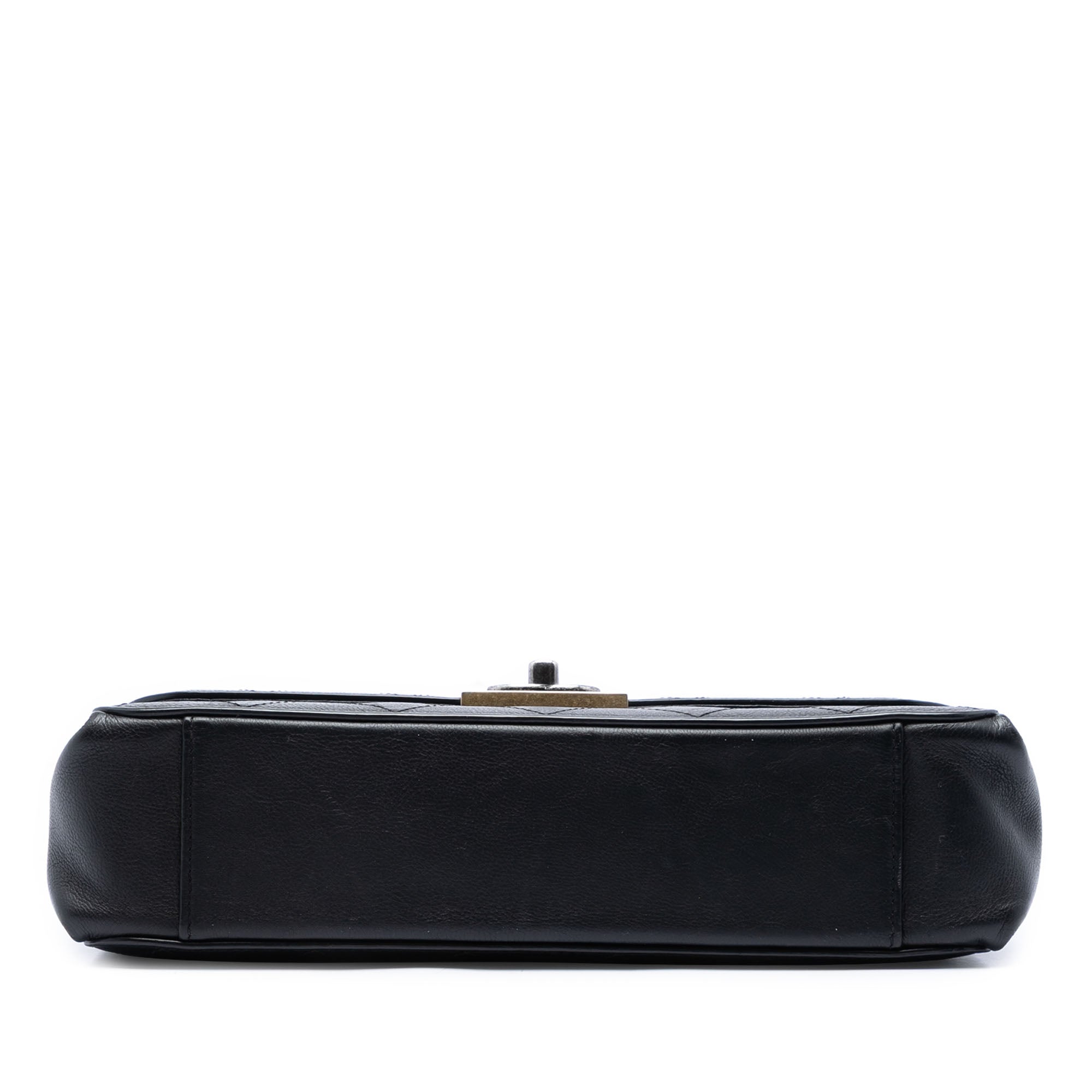 Medium Quilted Calfskin Straight Lined Flap - Image 3