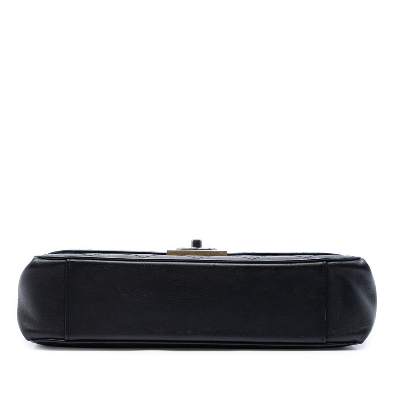 Medium Quilted Calfskin Straight Lined Flap - Image 3