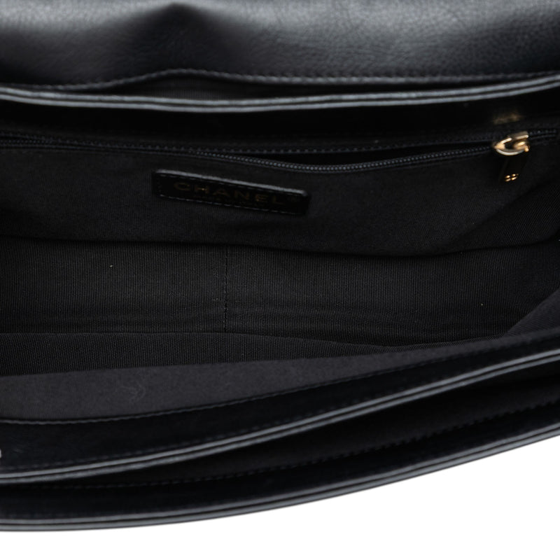 Medium Quilted Calfskin Straight Lined Flap - Image 4