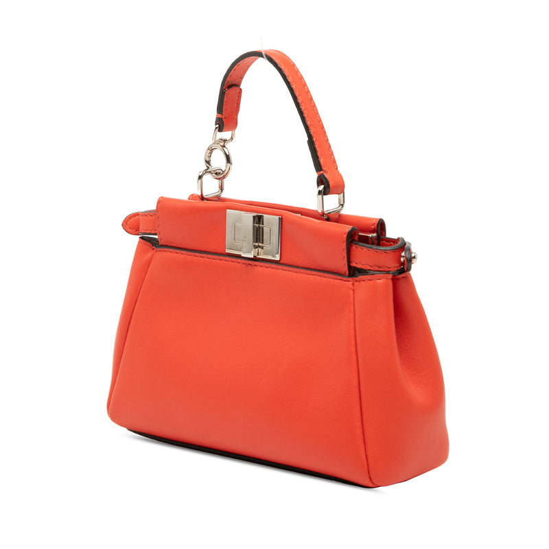 Micro Leather Peekaboo Satchel - Image 2
