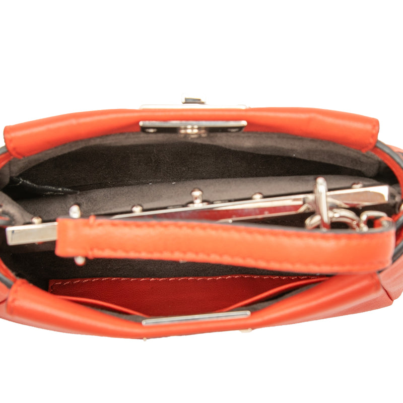 Micro Leather Peekaboo Satchel - Image 4