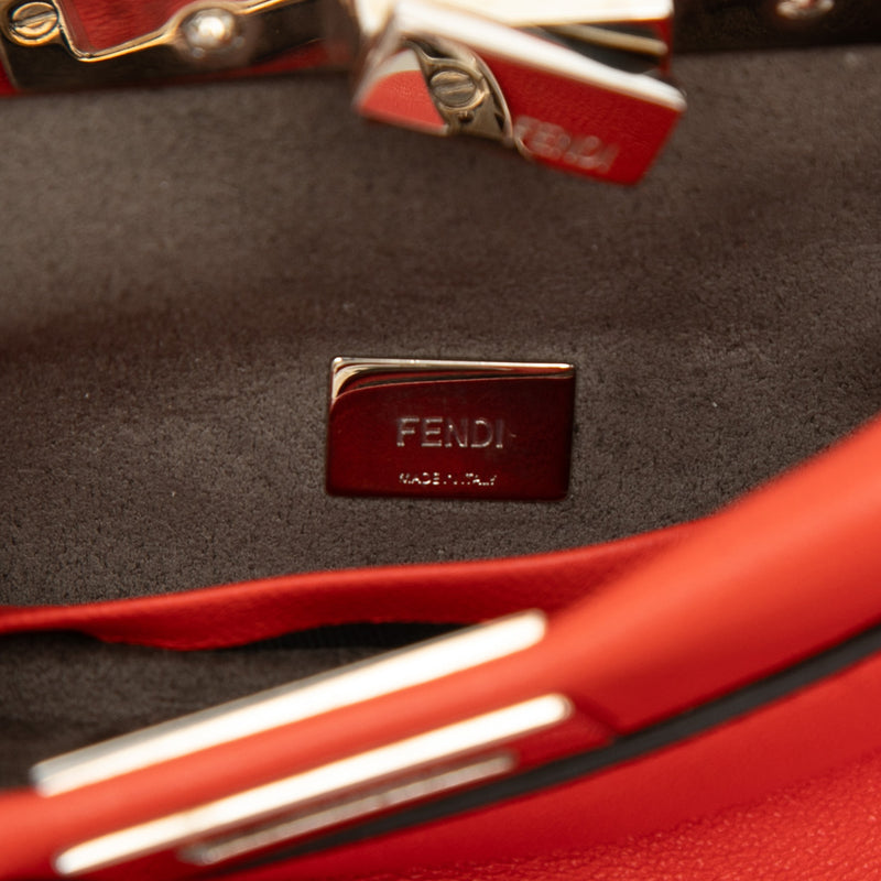 Micro Leather Peekaboo Satchel - Image 5