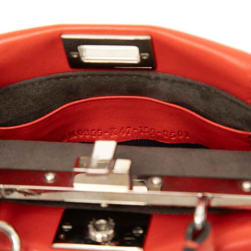 Micro Leather Peekaboo Satchel - Image 6