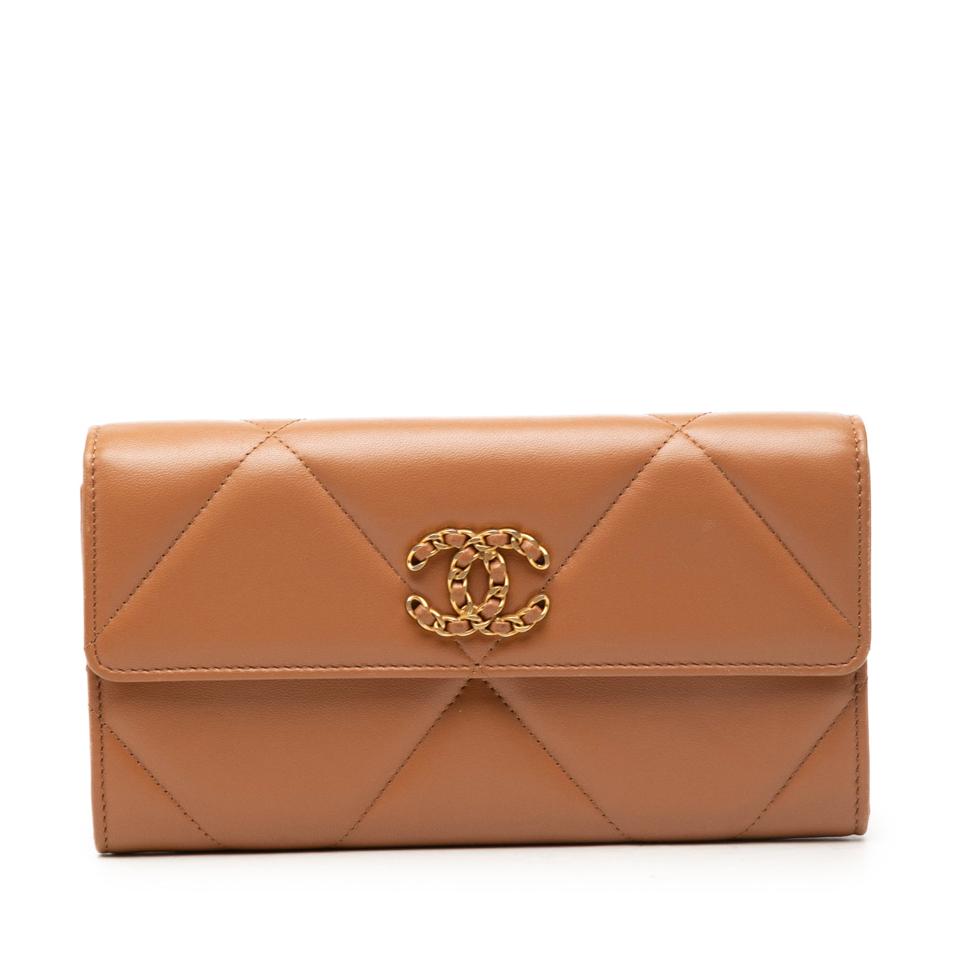Quilted Lambskin 19 Flap Wallet - Image 1