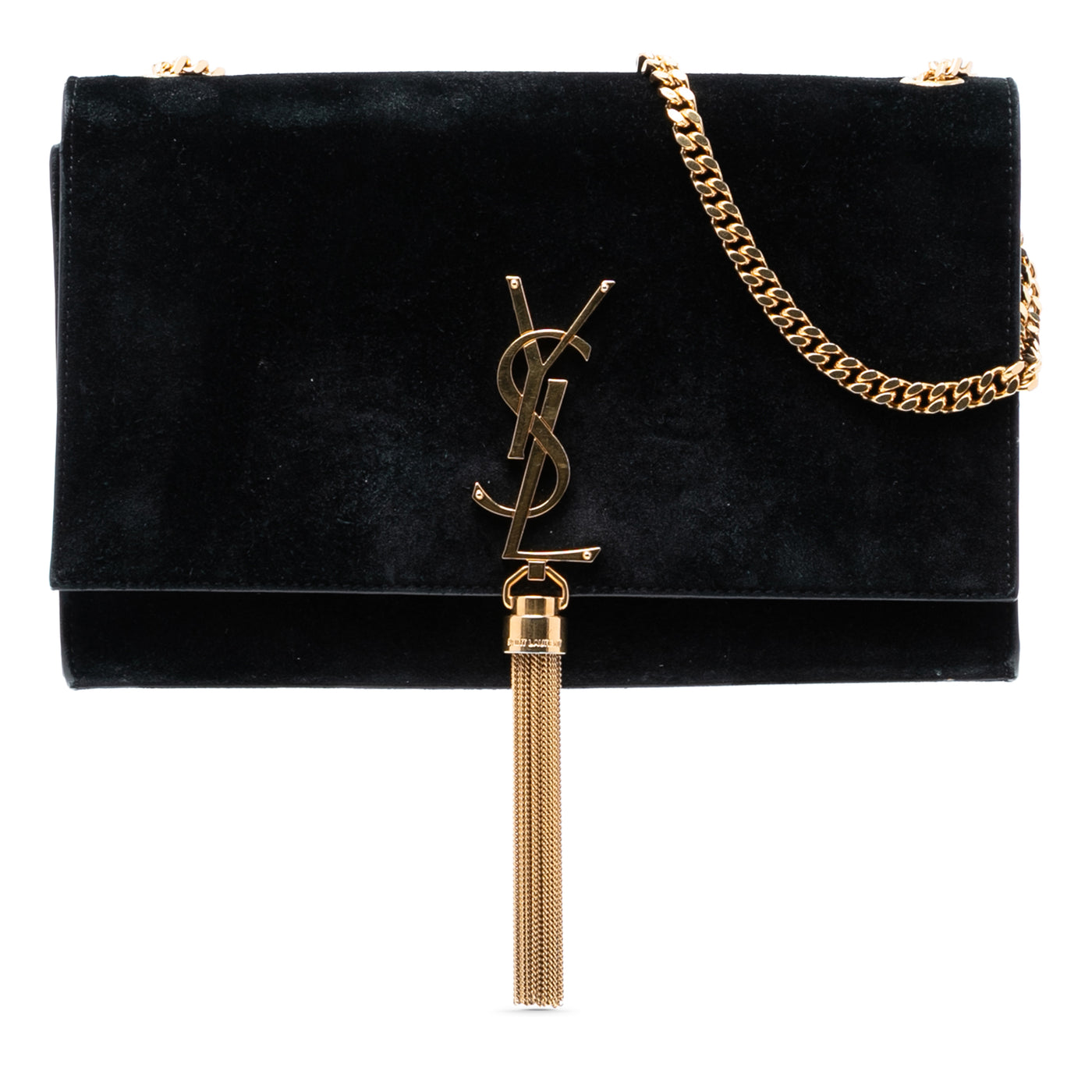 Medium Suede Monogram Kate Tassel Crossbody - Image 1