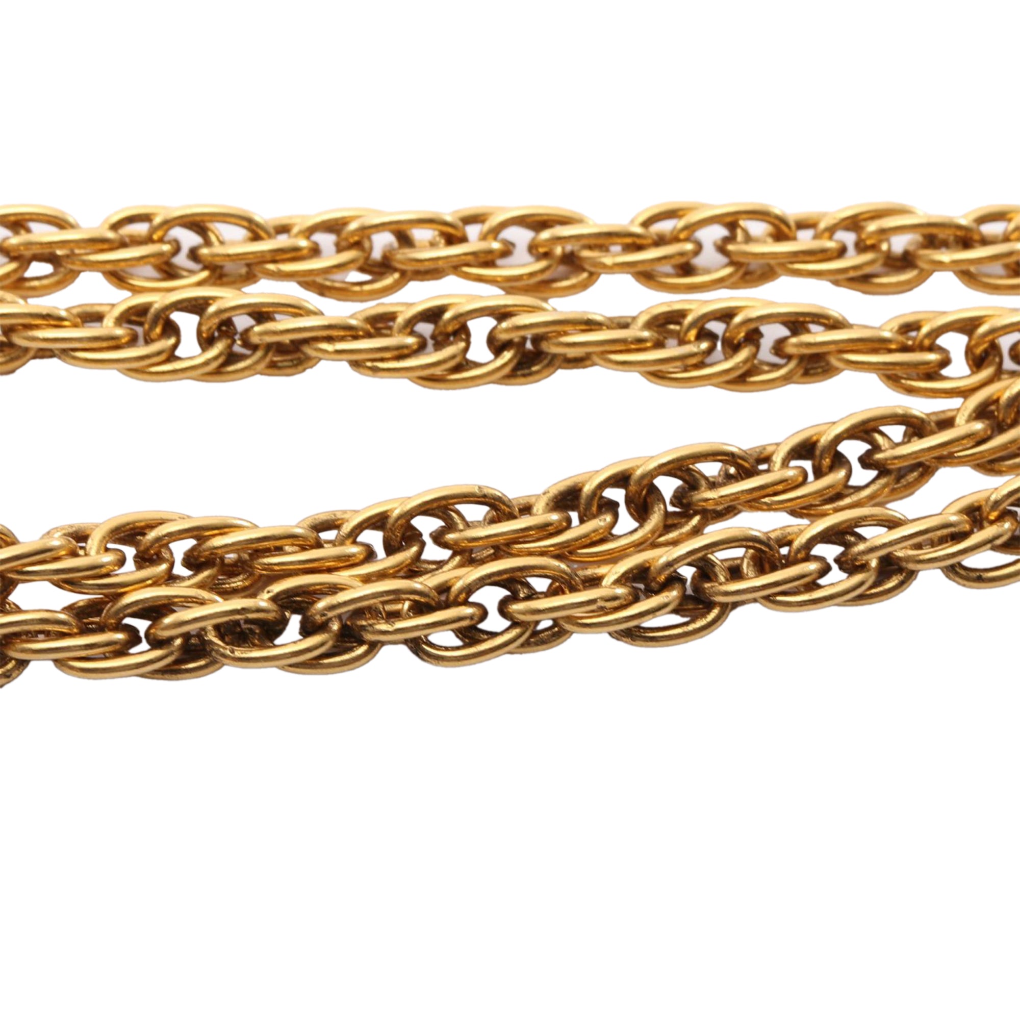 CC Gold Plated Centaur Medallion Pendant Necklace - Image 5
