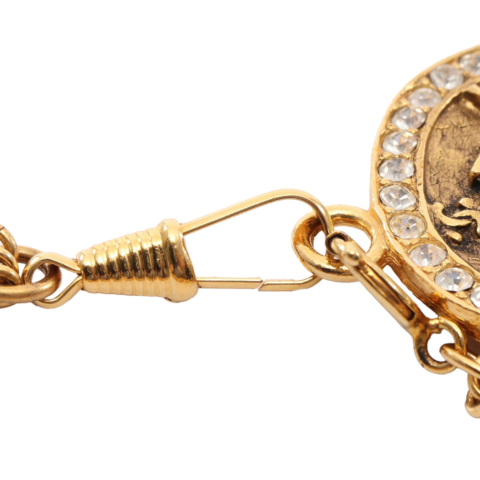 CC Gold Plated Centaur Medallion Pendant Necklace - Image 6