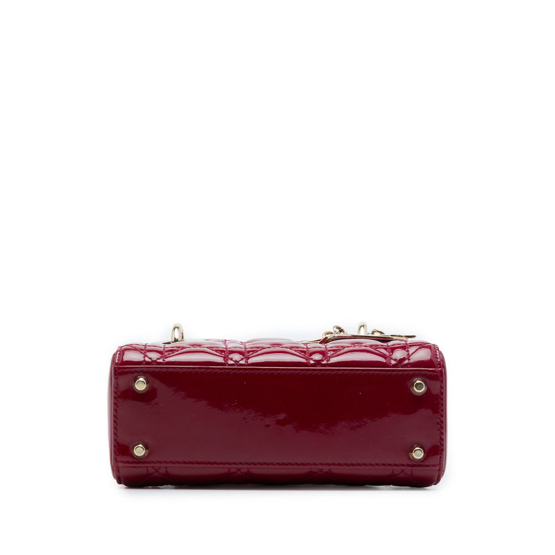Mini Patent Cannage Lady Dior - Image 3