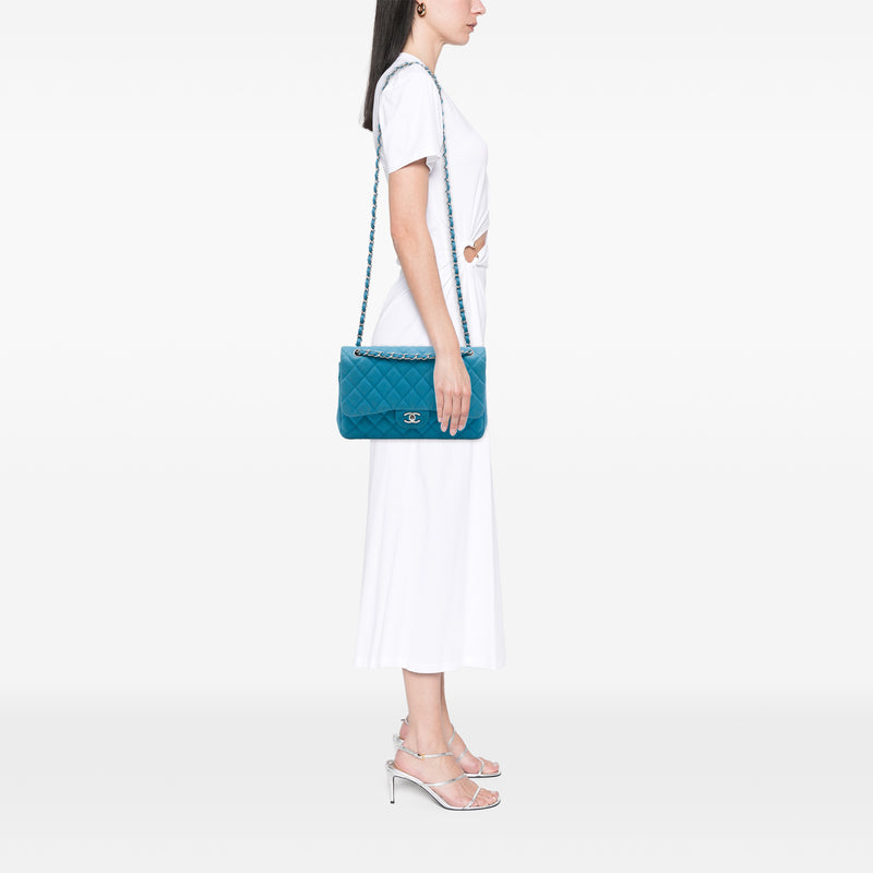 Jumbo Classic Caviar Double Flap - Image 6