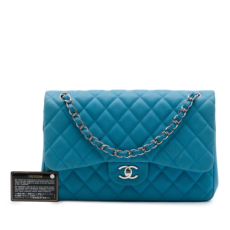 Jumbo Classic Caviar Double Flap - Image 7