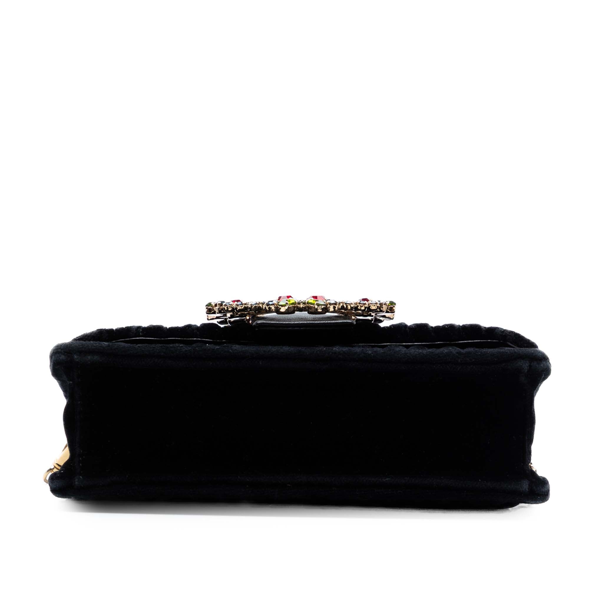 Matelasse Velvet Crystal Embellished Crossbody - Image 3