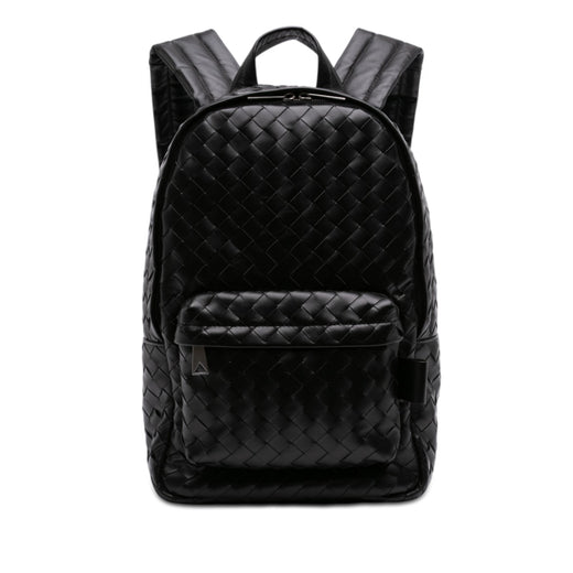 Small Leather Intrecciato Backpack - Image 1