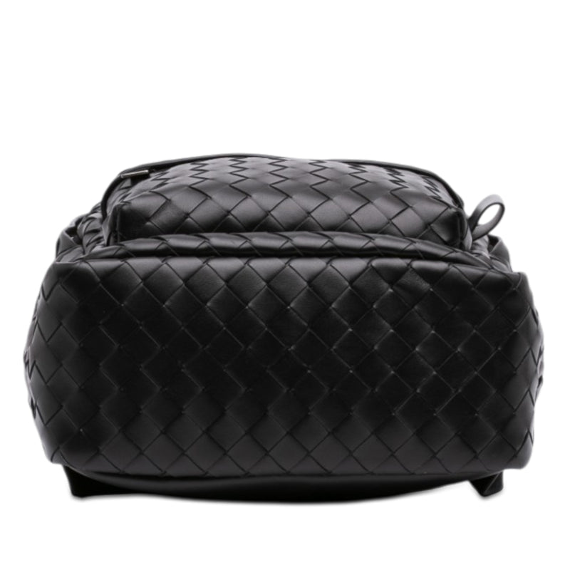 Small Leather Intrecciato Backpack - Image 3