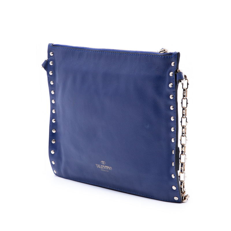 Leather Rockstud Triple Zip Crossbody - Image 2