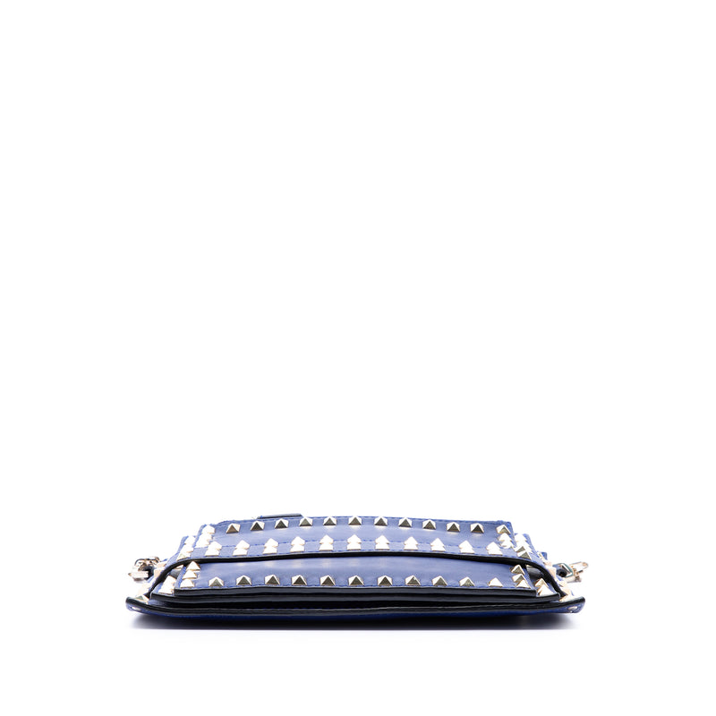 Leather Rockstud Triple Zip Crossbody - Image 3