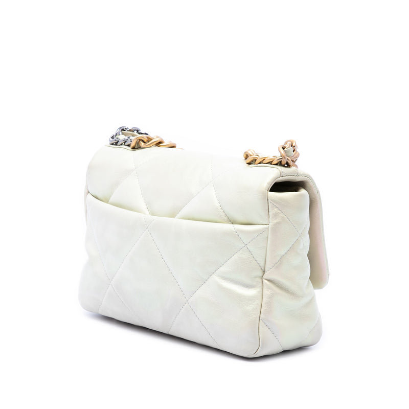 Medium Iridescent Lambskin 19 Flap - Image 2