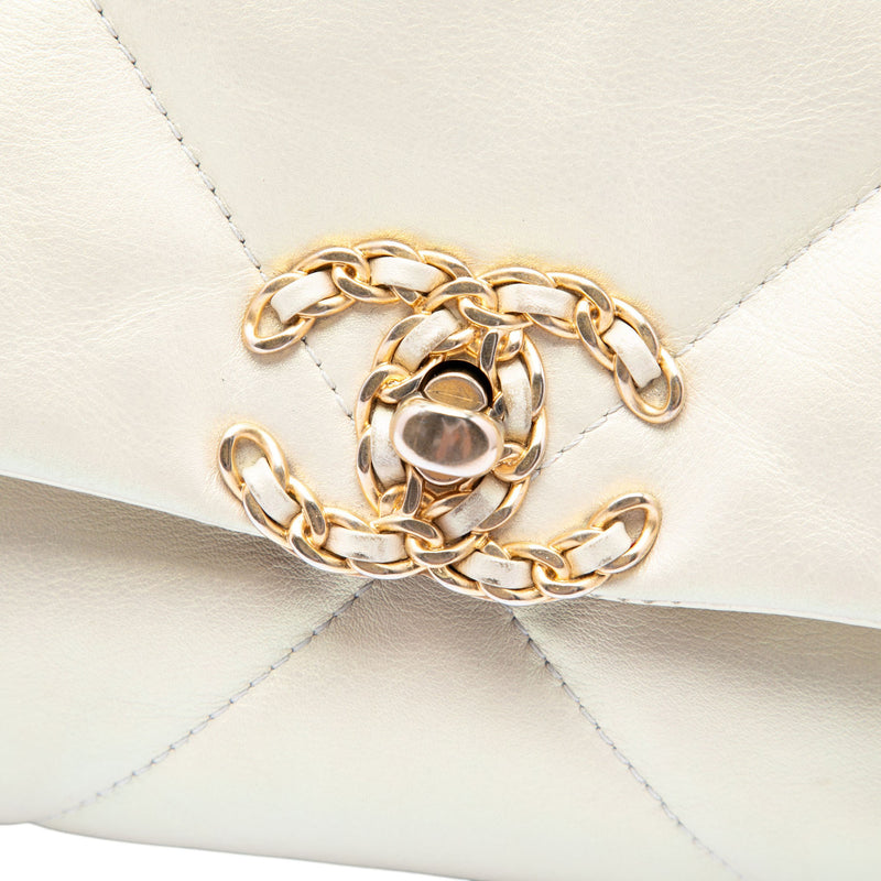 Medium Iridescent Lambskin 19 Flap - Image 5