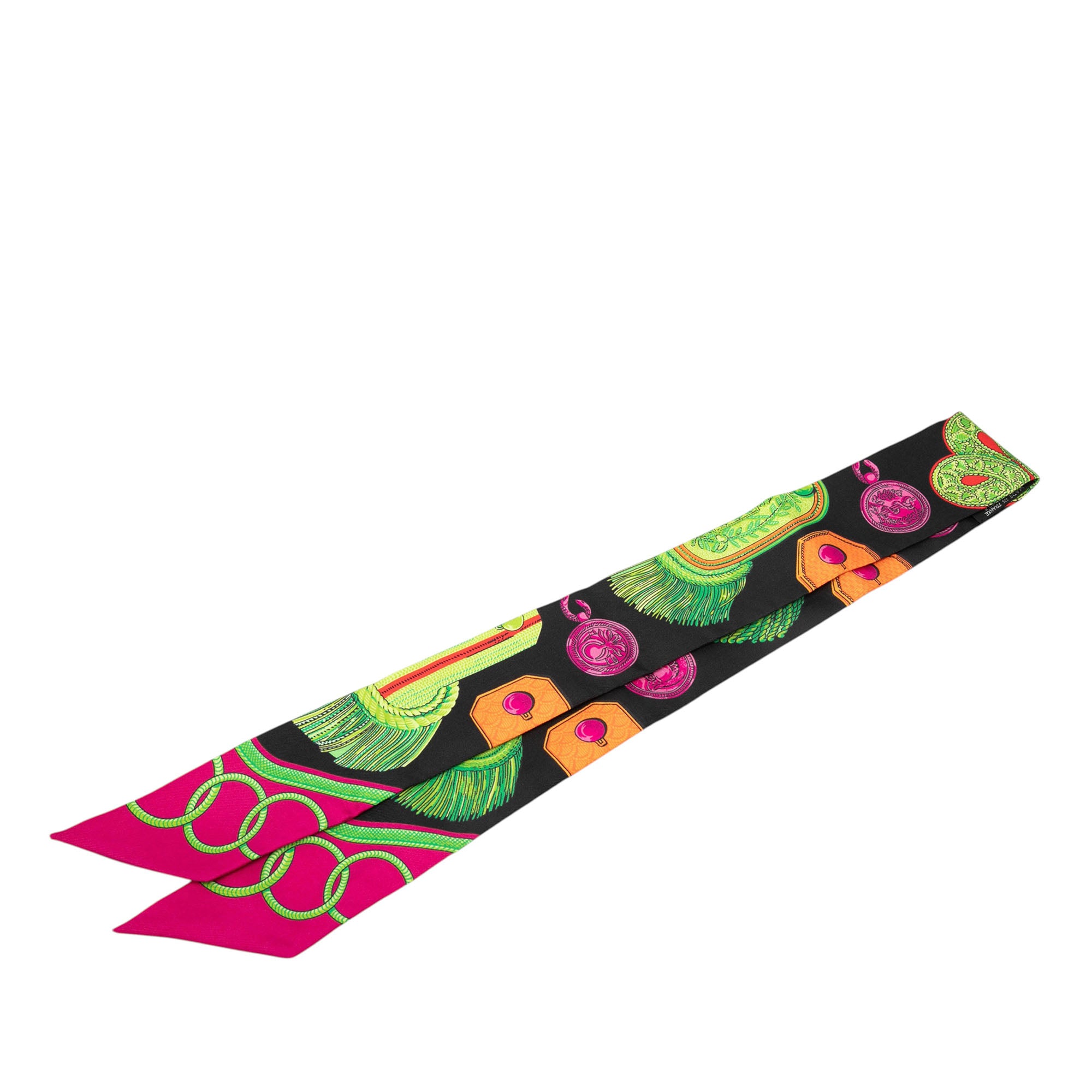 Epaulettes de Gala Silk Twilly Scarf - Image 2