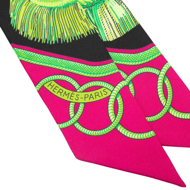 Epaulettes de Gala Silk Twilly Scarf - Image 3