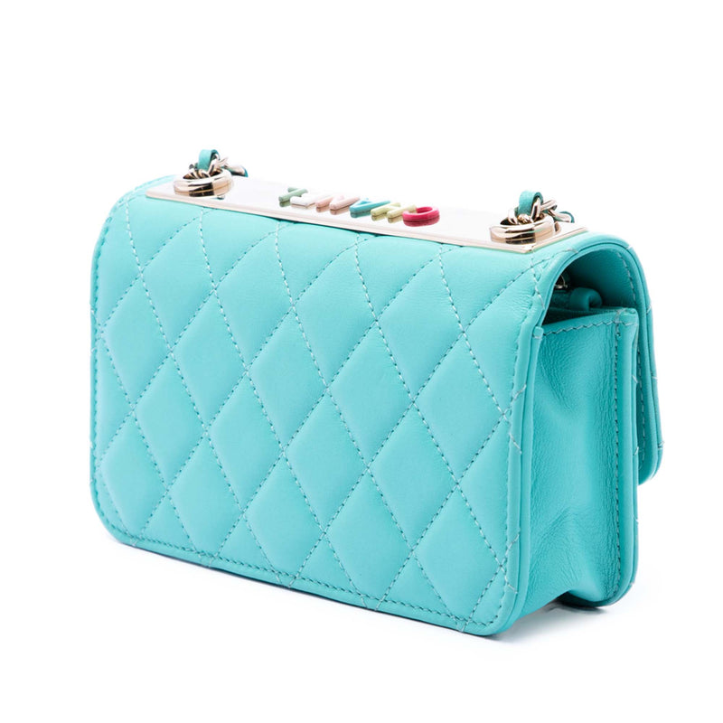 Quilted Lambskin Trendy CC Wallet On Chain - Image 2