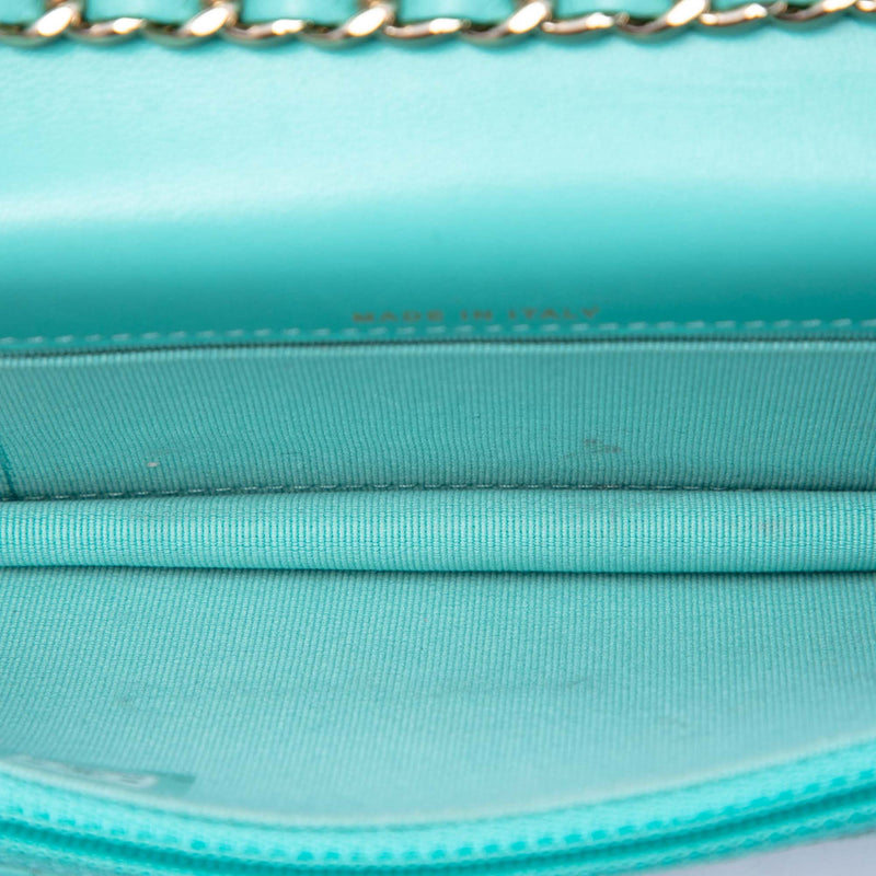 Quilted Lambskin Trendy CC Wallet On Chain - Image 4
