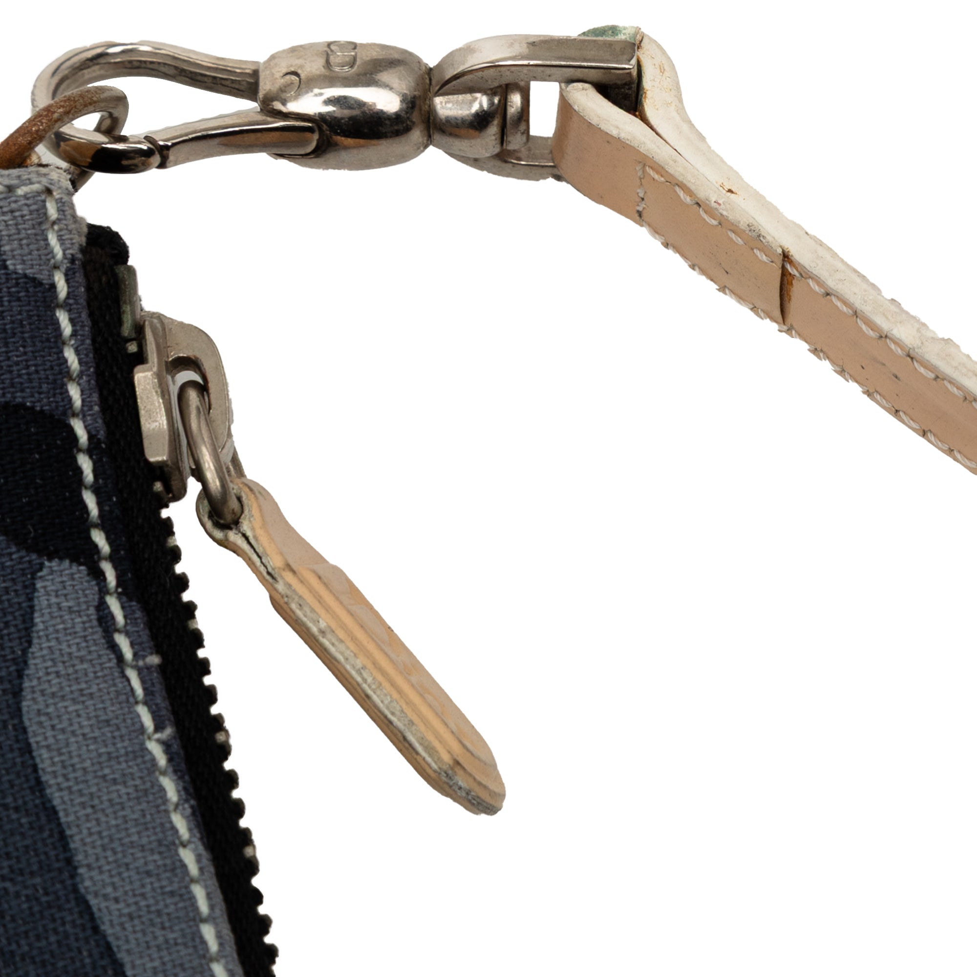 Mini Canvas Camouflage Saddle Pochette - Image 8
