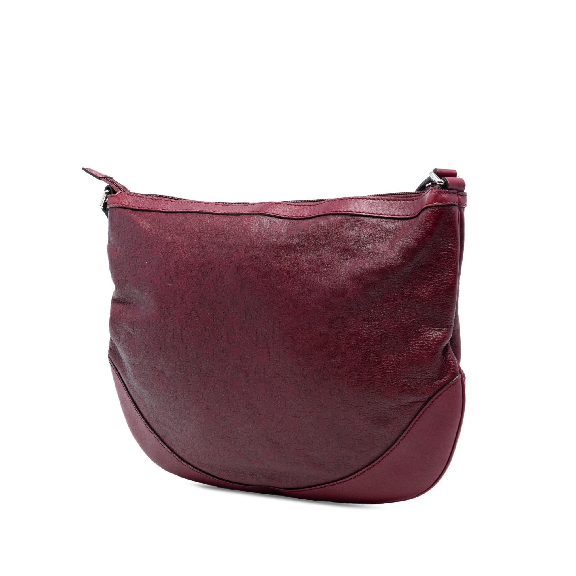 Embossed Leather Horsebit Crossbody - Image 2