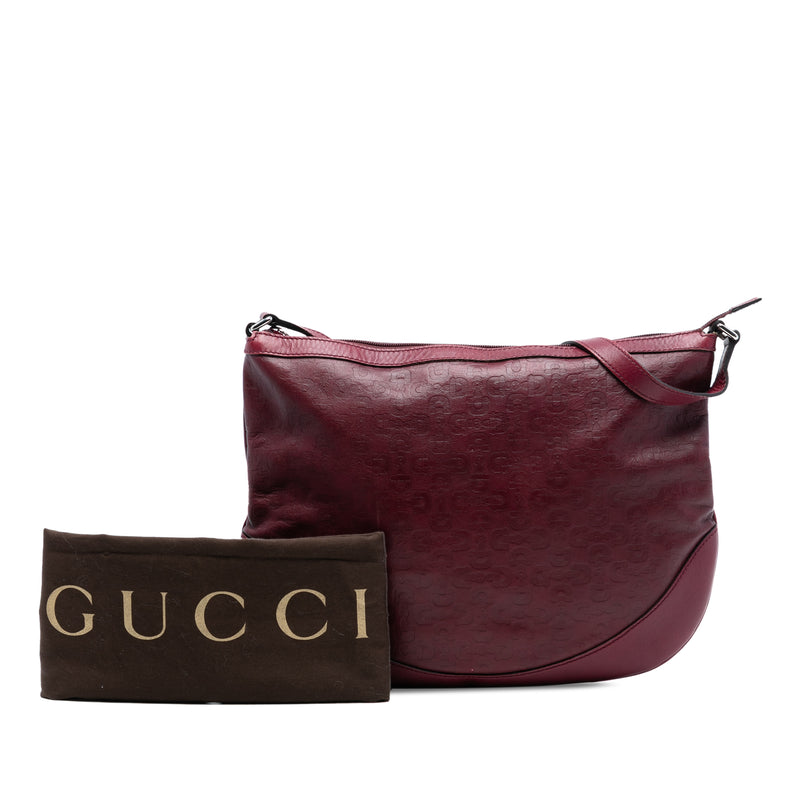 Embossed Leather Horsebit Crossbody - Image 8
