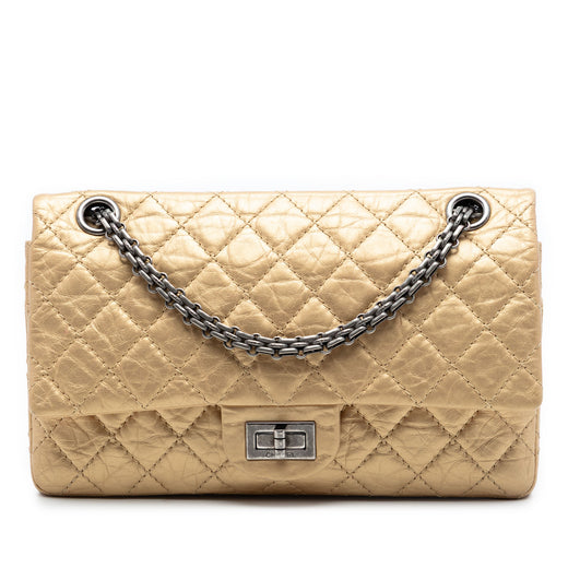 Quilted Aged Calfskin Reissue 2.55 Double Flap 225 - Image 1