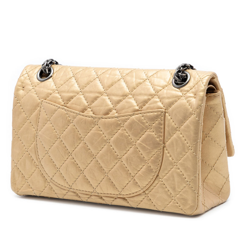 Quilted Aged Calfskin Reissue 2.55 Double Flap 225 - Image 2