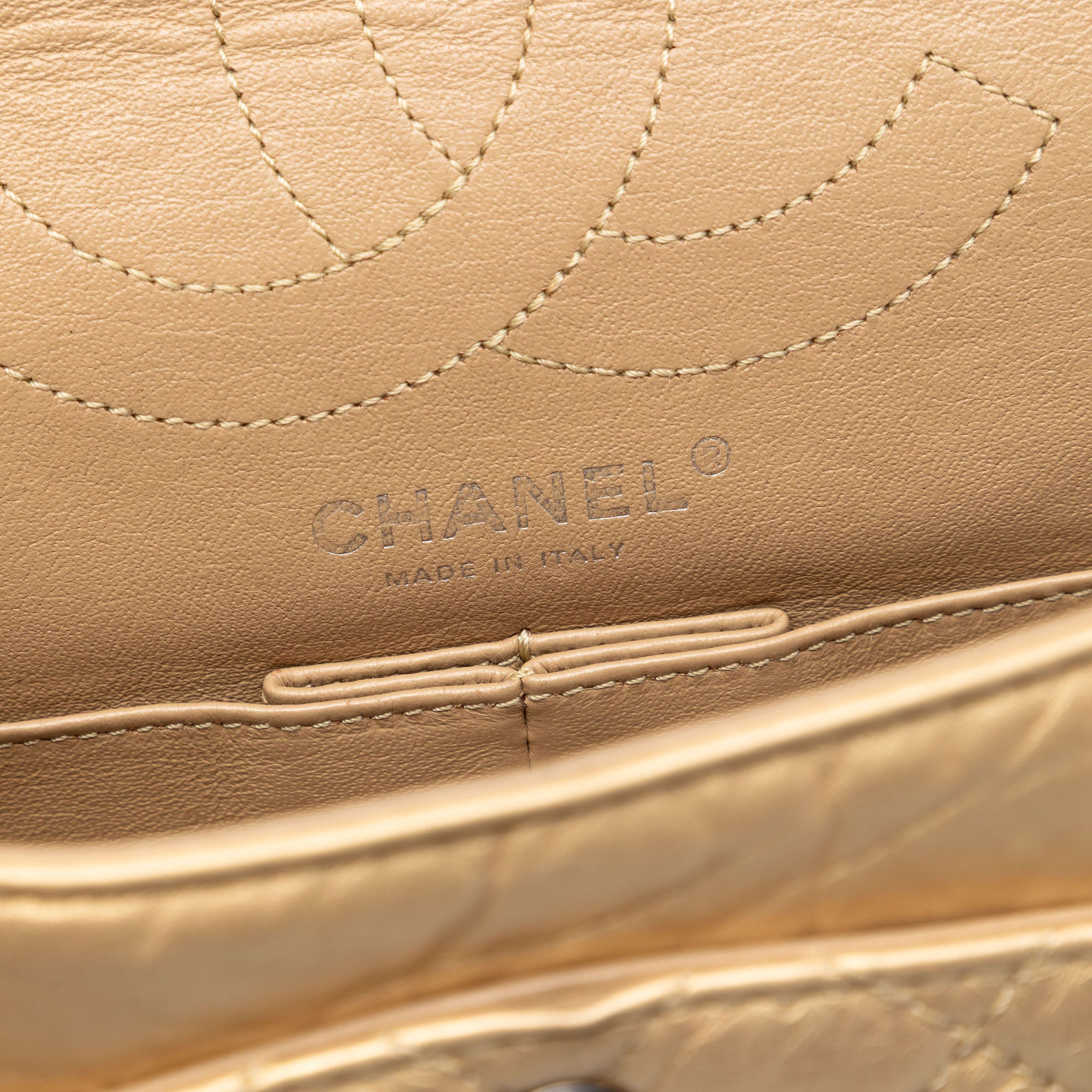 Quilted Aged Calfskin Reissue 2.55 Double Flap 225 - Image 5