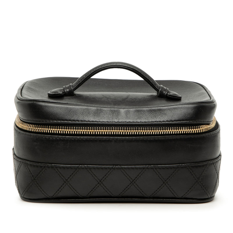CC Quilted Lambskin Vanity Bag