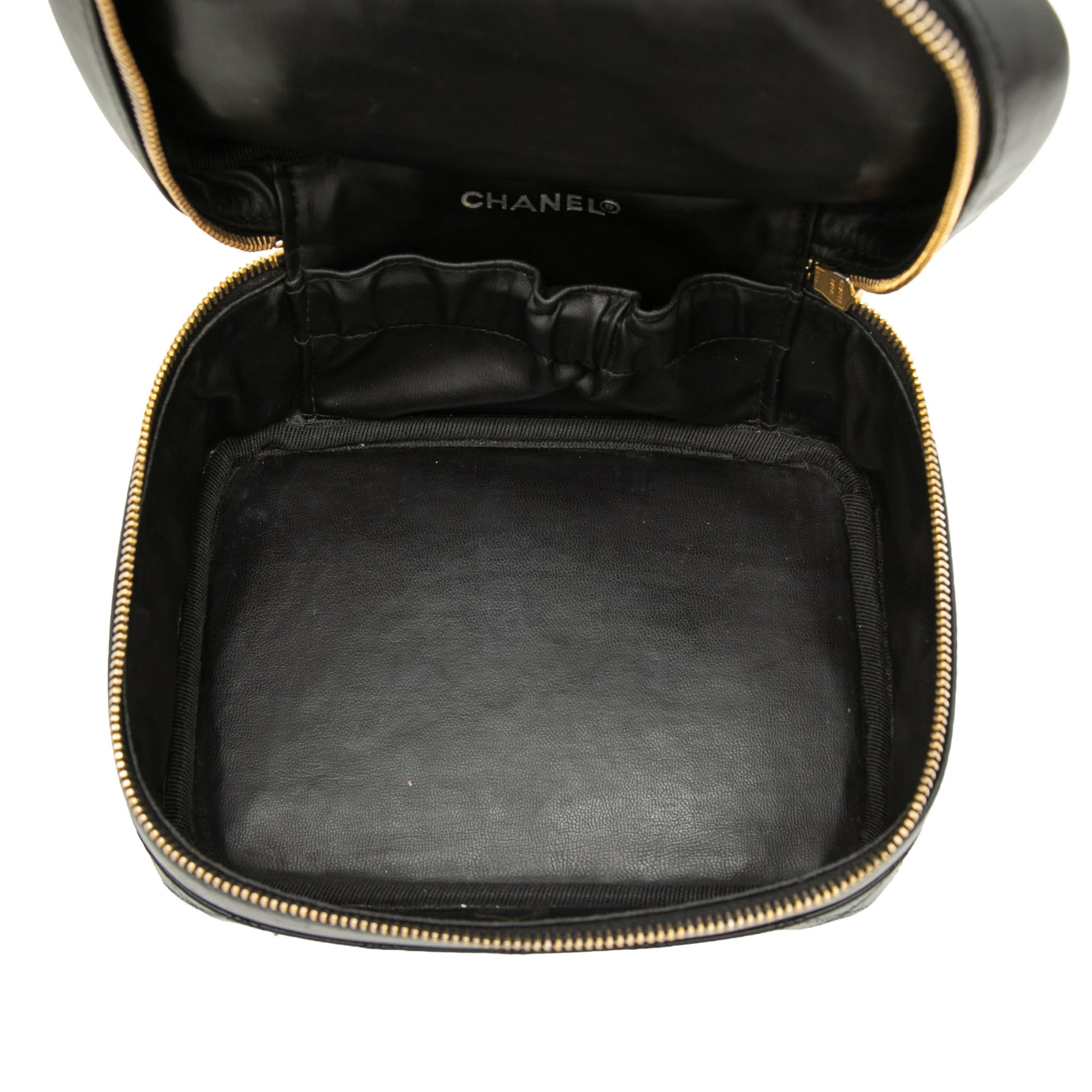 CC Quilted Lambskin Vanity Bag - Image 4