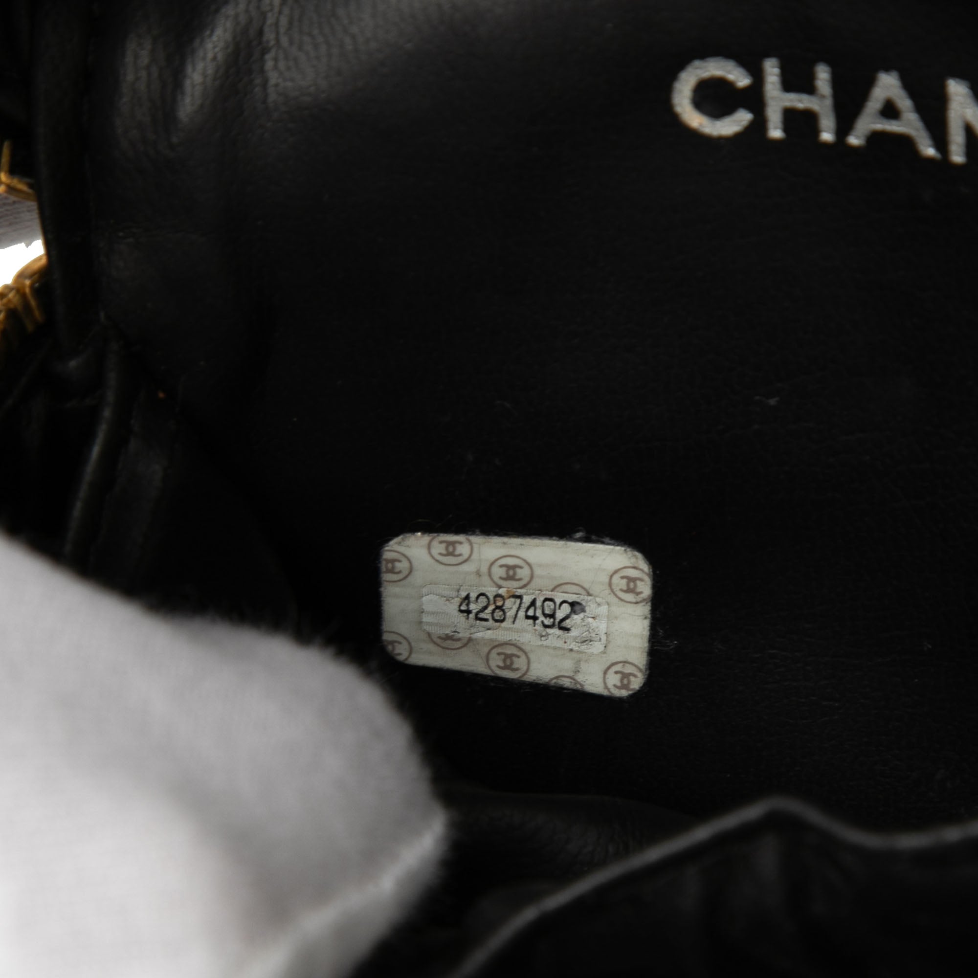 CC Quilted Lambskin Vanity Bag - Image 6