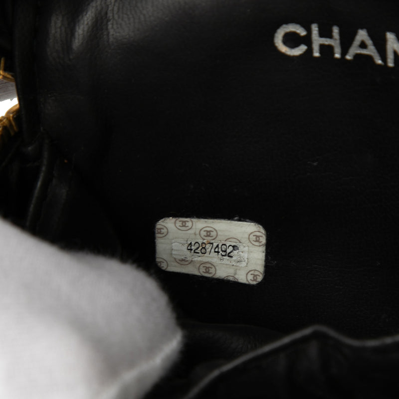 CC Quilted Lambskin Vanity Bag - Image 6